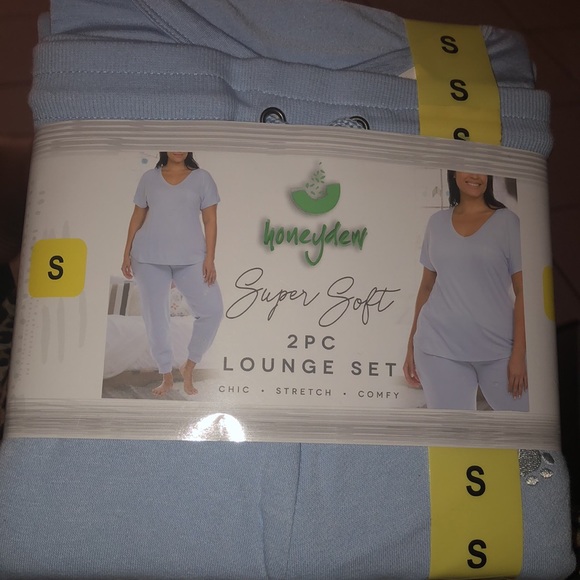 NWT honey dew 2 pcs lounge set light blue in size Small - Picture 5 of 6